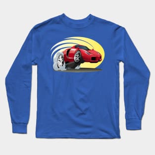 Cartoon sport car Long Sleeve T-Shirt